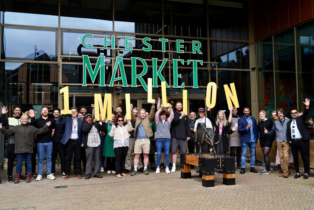 One Millionth Visitor at Chester's New Market