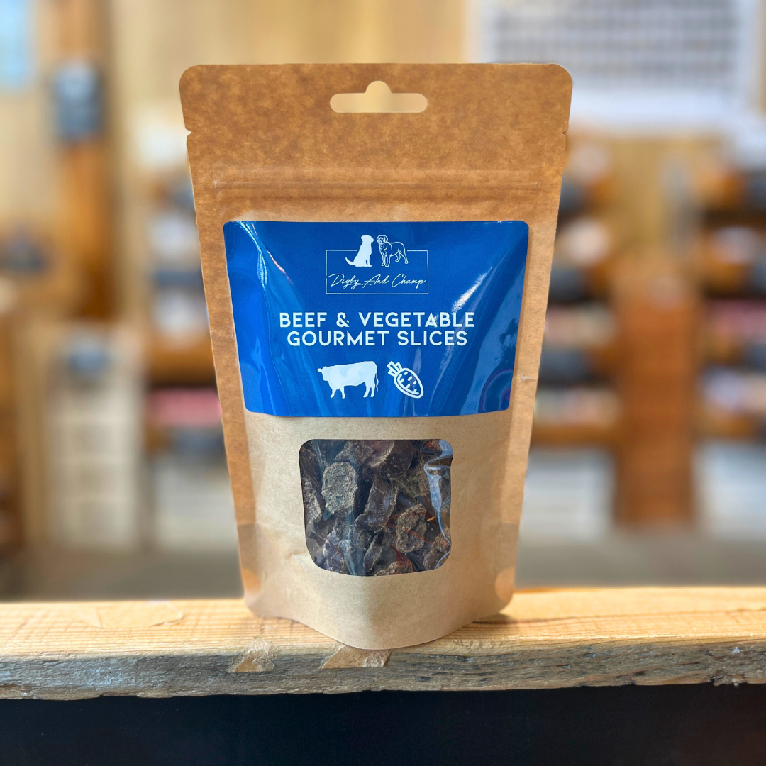 Beef Vegetable Gourmet Slices Natural Dog Treats – Digby and Champ
