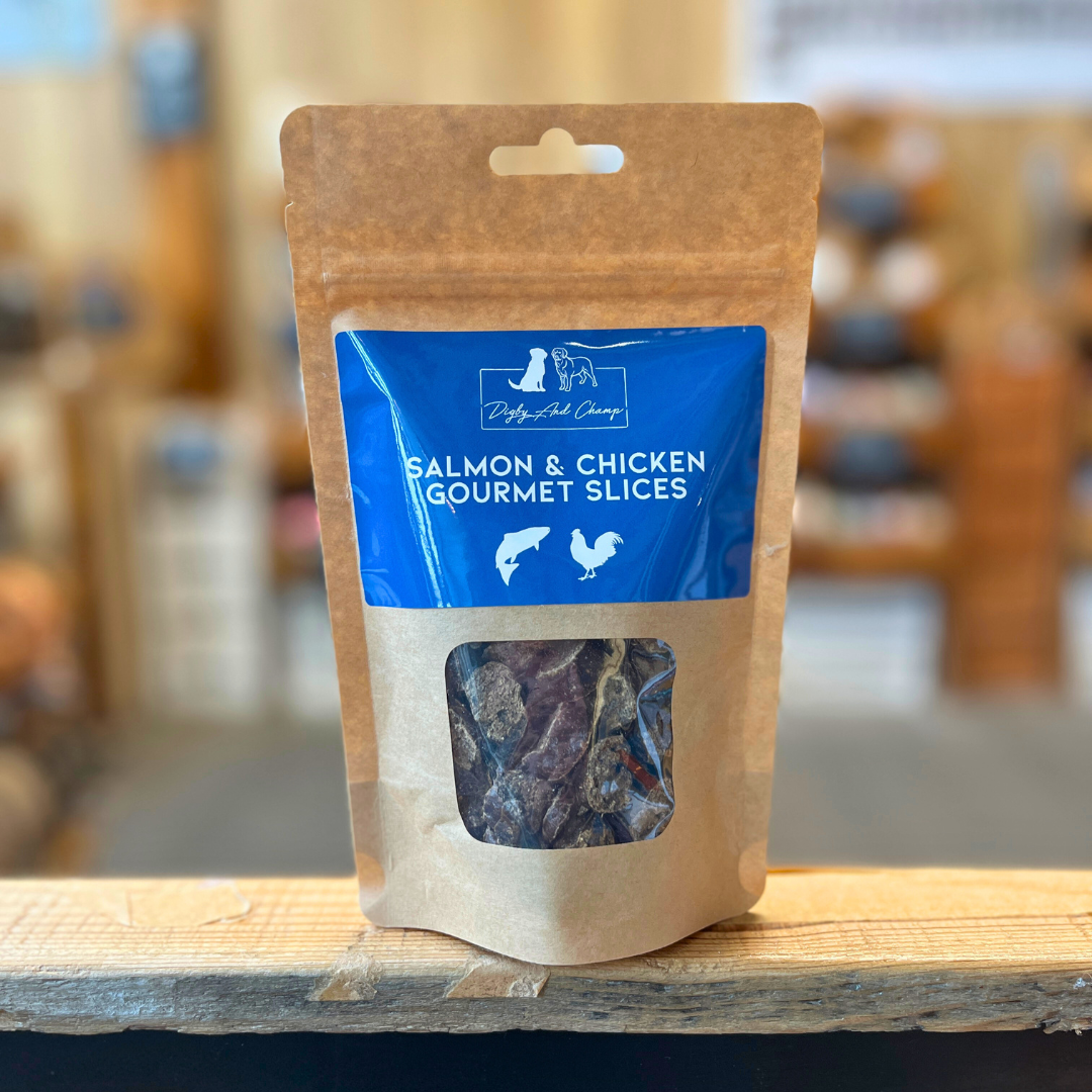 Salmon Chicken Gourmet Slices Natural Dog Treats – Digby and Champ